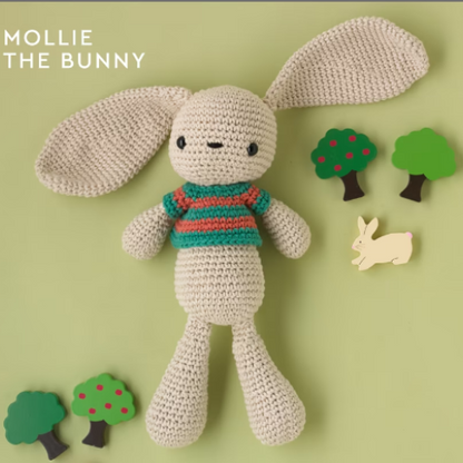 Mollie The Bunny - Toy Crochet Pattern For Kids.