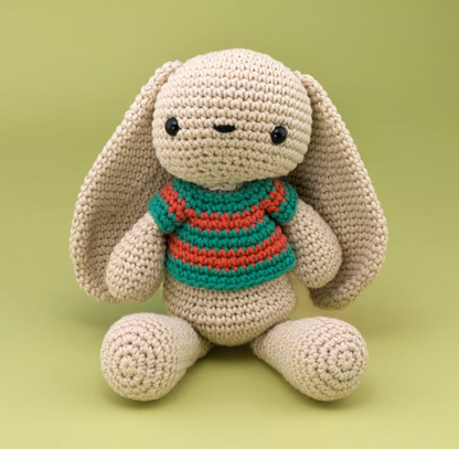 Mollie The Bunny - Toy Crochet Pattern For Kids.